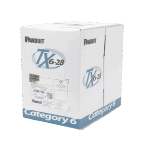 Bobina de Cable UTP 305 m. de Cobre TX6-28®, Azul, Categoría 6, Diámetro Reducido (28 AWG), CM/LSZH, de 4 pares