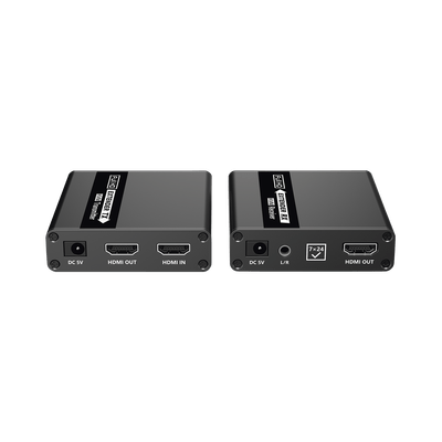 Kit extensor KVM (HDMI y USB) | 40m 4k@30Hz 40m | 1080P@60Hz | Cat 6, 6a y 7 | CERO LATENCIA | HDR | Salida Loop | Uso 24/7 | Salida de audio de 3.5mm | Transmite el Video y Controla tu DVR vía USB a distancia. - Image 4