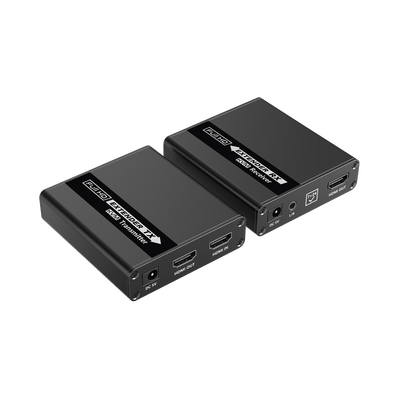 Kit extensor KVM (HDMI y USB) | 40m 4k@30Hz 40m | 1080P@60Hz | Cat 6, 6a y 7 | CERO LATENCIA | HDR | Salida Loop | Uso 24/7 | Salida de audio de 3.5mm | Transmite el Video y Controla tu DVR vía USB a distancia. - Image 3