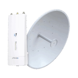 Airfiber Kit AF5X-HD con Antena Fiber 34 dBi Slant-45