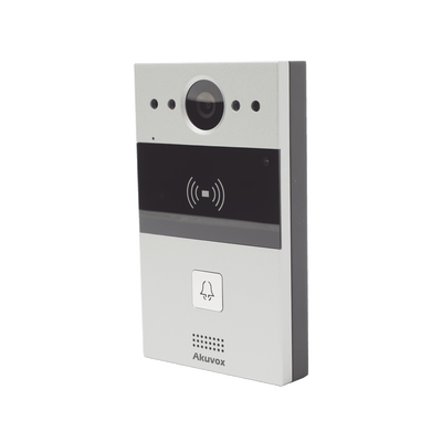 Videoportero de 1 Botón / Lector de Tarjetas MIFARE y PROX EM / Notificación a APP / 100% en la Nube / Notificación por Llamada Telefónica / SIP / ONVIF / IP65 / Cámara 2MP / Panel de Aluminio / Control de 2 Puertas - Image 2