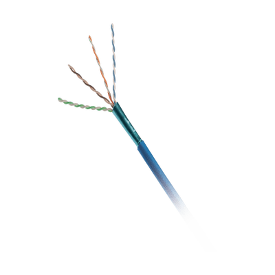 Bobina de Cable UTP de 4 Pares, Vari-MaTriX, Cat6A, 23 AWG, CMP (Plenum), Color Azul, 305m