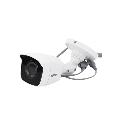 Bala TURBOHD 5 Megapíxel / Lente 2.8mm (85° de Visión) / Exterior IP66 / IR EXIR 20 mts / TVI-AHD-CVI-CVBS / Metal - Image 4