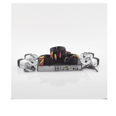 Kit TURBOHD 5 Megapixel / DVR 4 Canales / 4 Cámaras de 5 Megapixel con Micrófono Integrado / 4 Cables 18 Metros / Fuente de Poder Profesional - Image 4