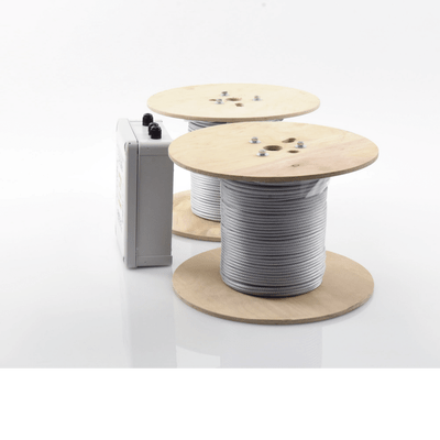 Kit de Cable Sensor Perimetral Para Cercas Ciclonicas IRONCLAD/ 305 METROS / 2 ZONAS; 152 METROS POR ZONA / Sin Falsas Alarmas por Viento / TODO Incluido TARJETA LPU400/ Calibración por Software - Image 3