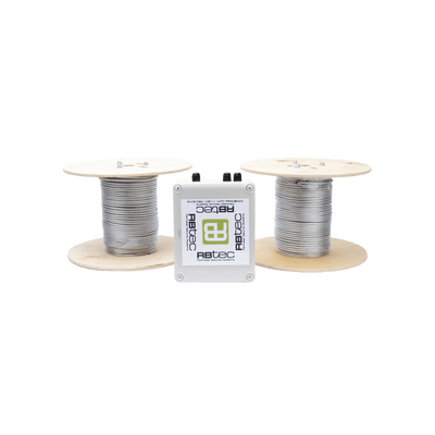 Kit de Cable Sensor Para Cerca Ciclonica IRONCLAD / 150 METROS / 2 ZONAS; 75 METROS POR ZONA / Sin Falsas Alarmas por Viento / TODO Incluido/TARJETA LPU400/ Calibración por Software