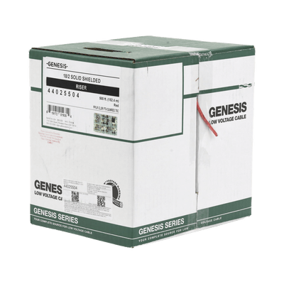 Bobina de 152 Metros de Alambre / 2 x 18 AWG / Riser / BLINDADO / Tipo FPLR / Color Rojo / Para Aplicaciones en Sistemas de Detección de Incendio y Sistemas de Evacuación - Image 4