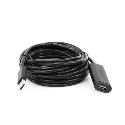 Cable de Extensión Activo USB 2.0 / 5 Metros / Macho-Hembra / Booster individual FE1.1S incorporado / Velocidad de hasta 480 Mbps / Ideal para impresoras, consolas , Webcam, etc. - Image 3