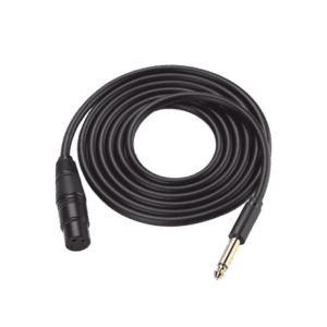 Cable para Micrófono Plug 6.35 mm (1/4 Inch) Macho a XLR Canon Hembra / Núcleo de Cobre / 5 Metros / Alta Calidad / Color Negro