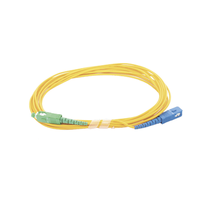 Jumper de Fibra Óptica Monomodo SC/UPC - SC/APC Simplex, color amarillo 5 metros - Image 3