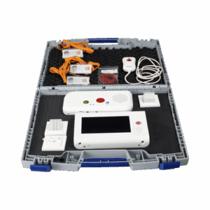 Maletín Funcional Demo Sistema de Llamada Paciente Enfermera IP con Terminales IP y Periféricos