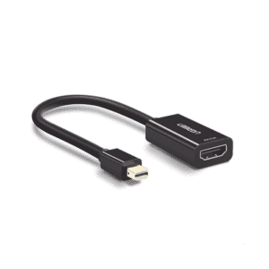 Convertidor Mini Display Port a HDMI / 4K@30Hz / Thunderbolt / Blindaje interno múltiple /  Carcasa ABS / Longitud de 25 cm