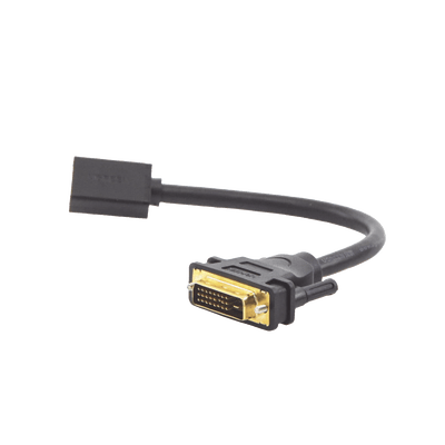 Convertidor DVI macho a HDMI Hembra | Bidireccional | DVI 24+1 | 1080P@60Hz | Cable de 22cm | Negro. - Image 4