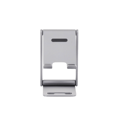 Soporte para Teléfono Celular de Aluminio | Angulo Ajustable | Amplia Compatibilidad con dispositivos de 4.7'' a 7.9'' | Antideslizante | Antiarañazos | Plegable | Color Gris. - Image 5