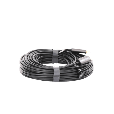 Cable HDMI de 30 Metros por Fibra Óptica 4K@60Hz | Fibra de 4 núcleos + Cobre estañado de 7 núcleos | Compatible con HDMI 2.0 | Alta velocidad 18 Gbps | 3D | HDR | Carcasa de Zinc | Premium | 2 Años de Garantía. - Image 2