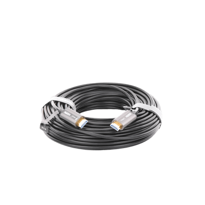 Cable HDMI de 30 Metros por Fibra Óptica 4K@60Hz | Fibra de 4 núcleos + Cobre estañado de 7 núcleos | Compatible con HDMI 2.0 | Alta velocidad 18 Gbps | 3D | HDR | Carcasa de Zinc | Premium | 2 Años de Garantía. - Image 3