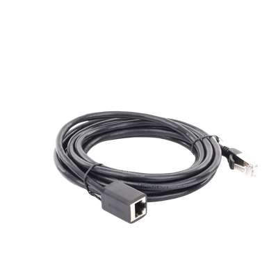 Cable de Extensión Cat6 RJ45 F/UTP / Macho a Hembra / 3m / Método de conexión 568B / Velocidad de transmisión 1000Mbps / Ancho de banda del canal 250MHz /Caja de Cobre / Negro - Image 5