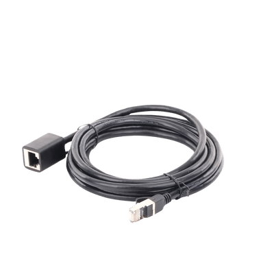 Cable de Extensión Cat6 RJ45 F/UTP / Macho a Hembra / 3m / Método de conexión 568B / Velocidad de transmisión 1000Mbps / Ancho de banda del canal 250MHz /Caja de Cobre / Negro - Image 2
