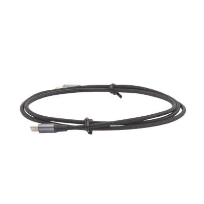 Cable USB-C a USB-C | 1 Metro | Transferencia de datos de 480 Mbps | Carga Rápida de hasta 60W | QC 4.0/3.0/2.0 | PD3.0 | FPC | AFC | Protección Integrada | Caja de Aluminio | Nylon Trenzado | Color Negro. - Image 3
