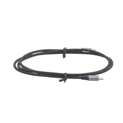 Cable USB-C a USB-C | 1 Metro | Transferencia de datos de 480 Mbps | Carga Rápida de hasta 60W | QC 4.0/3.0/2.0 | PD3.0 | FPC | AFC | Protección Integrada | Caja de Aluminio | Nylon Trenzado | Color Negro. - Image 5