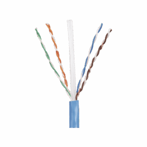 Bobina de Cable UTP 305 m. de Cobre, PanNet, Azul, Categoría 5e (24 AWG), PVC (CM), de 4 pares