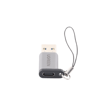 Adaptador USB 3.0 Macho a USB-C 3.1 Tipo C Hembra |Carga y Sincronización de Datos | Admite Corriente de 3A | Transferencia de hasta 5 Gbps | Amplia Compatibilidad | Chip VL160 | Caja de Aluminio | Color Gris - Image 2