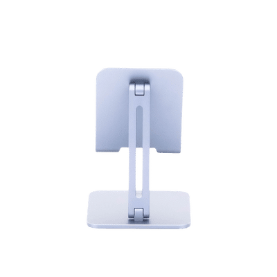 Soporte de Aluminio para IPad & Tablet | Plegable |Angulo Ajustable de 180° y 270° | Base Antideslizante | Protección de Silicona | Amplia Compatibilidad con dispositivos de 7.9'' a 12.9'' | Aluminio Solido | Color Gris - Image 2