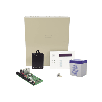 Kit de Panel de Alarma VISTA48LA con Gabinete Batería y Transformador