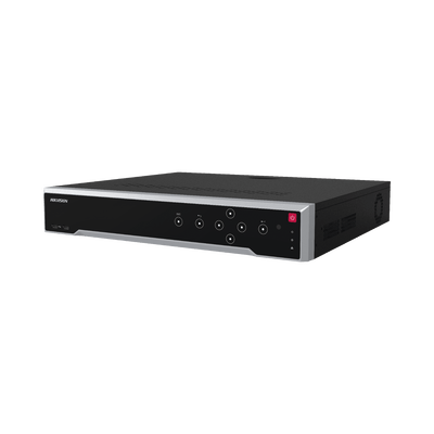 [Doble Poder de Decodificación] NVR 32 Megapixel (8K) / 16 Canales IP / 16 Puertos PoE+ / AcuSense / ANPR / Conteo de Personas / Heat Map / 4 Bahías de Disco Duro  / HDMI en 8K / Soporta POS / Alarmas I/O / Smart  Search