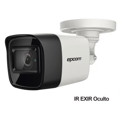 Bala TURBOHD 4K (8 Megapixel) / Gran Angular 102° / Lente 2.8 mm / Exterior IP67 / IR EXIR 30 mts / dWDR