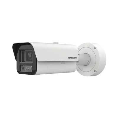 Bala IP 4 Megapixel / Lente Mot. 2.8 - 12 mm / Luz Dual (IR y Luz Blanca) / Reconocimiento Facial / Heat Map / ACUSENSE / Metadata / IK10 / IP67 / WDR 140 dB / DeepinView