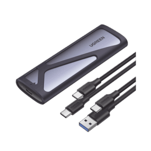 Carcasa Disco Duro NVME M.2 (Enclosure) | Hasta 2TB | USB3.1 a 10 Gbps | SATA SSD PCIE 3.0 | Soporta M Key y B Key | Compatible con SSD M.2 NVME 2230/2242/2260/2280 | UASP | S.M.A.R.T. | TRIM | ESD Incorporado | Caja de Aluminio.