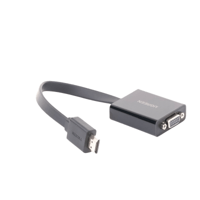 Adaptador HDMI a VGA / Resolución 1080P / Audio 3.5mm / Con Puerto Micro USB para Alimentación / Plug &  Play / No Requiere Controlador / ABS / Flexible y Duradero - Image 3