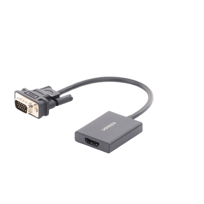 Entrada: VGA Macho / Salida: HDMI Hembra / Resolución de 1080P@60Hz / Puerto Estéreo de 3.5 mm / Plug and Play, Sin Controlador / Longitud del Cable 15 cm. / Incluye Cable de Alimentacion USB / Incluye Cable de Audio de 3.5mm. - Image 2
