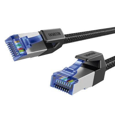 Cable Ethernet Cat8 CLASSâ… F/FTP Redondo con Malla de Nylon 2 Metros - Image 2