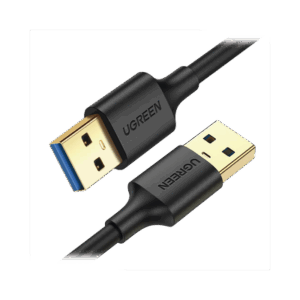 Cable USB-A 3.0 a  USB-A 3.0 / 1 Metro / Macho a Macho / Conector Niquelado / Núcleo de Cobre Estañado / Blindaje Múltiple / Velocidad 5Gbps / No Requiere Controlador / Compatible con USB2.0 Y USB 1.1