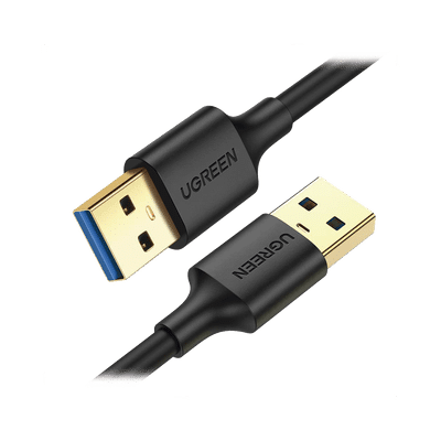 Cable USB-A 3.0 a  USB-A 3.0 / 1 Metro / Macho a Macho / Conector Niquelado / Núcleo de Cobre Estañado / Blindaje Múltiple / Velocidad 5Gbps / No Requiere Controlador / Compatible con USB2.0 Y USB 1.1