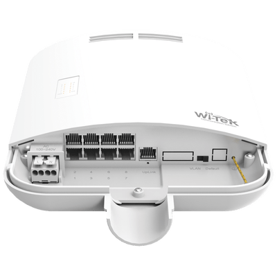 Switch CCTV PoE para exterior / No administrable / Con 8 puertos 10/100 Mbsp PoE af/at / 1 Puertos Uplink 10/100 MBPS /  Presupuesto 120 W / Ideal para Aplicaciones de Videovigilancia - Image 2
