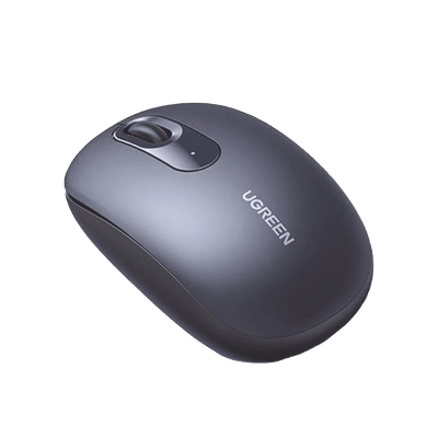 Mouse Inalámbrico 2.4G 800/1200/1600/2400 DPI | Función de 3 botones | Alcance 10m | Silencioso |  Ergonómico | Anti-caída y Anti-interferencias | Batería Alcalina AA incluida  | Midnight Blue.