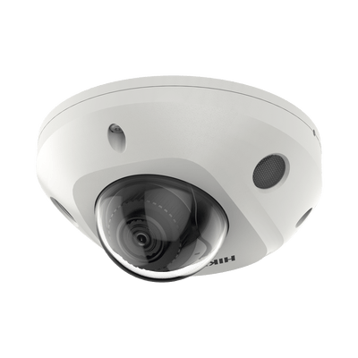 Mini Domo IP 6 Megapixel / Lente 2.8 mm / 30mts IR EXIR / Micrófono Integrado / Exterior IP67 / IK08 / PoE / DARKFIGHTER / Alarmas y Audio I/O / ONVIF / Micro SD / 4 Analíticos: AcuSense, Deteccion Facial, Conteo de Personas por Cruce y Zona