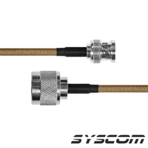 Jumper con Cable LP142 de 60 cm, con Conectores BNC Macho a N Macho.