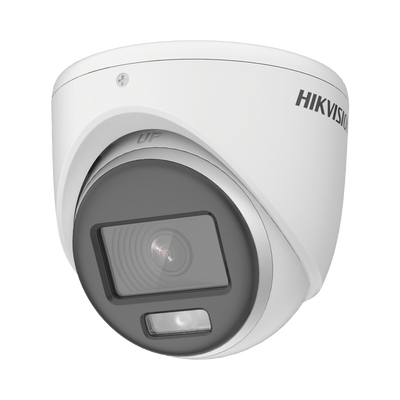 [Dual Light + ColorVu] Turret TURBOHD 2 Megapixel (1080p) / Lente 2.8 mm / 20 mts IR + 20 mts Luz Blanca / Gran Angular 105° / Exterior IP67 / Micrófono Integrado / dWDR / 4 Tecnologías / Metal