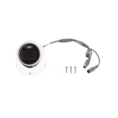 [Dual Light + ColorVu] Turret TURBOHD 2 Megapixel (1080p) / Lente 2.8 mm / 20 mts IR + 20 mts Luz Blanca / Gran Angular 105° / Exterior IP67 / Micrófono Integrado / dWDR / 4 Tecnologías / Metal - Image 6