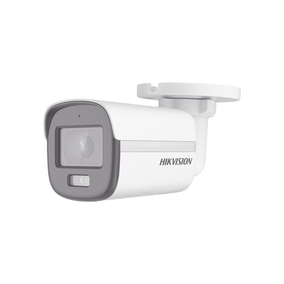[Dual Light + ColorVu] Bala TURBOHD 2 Megapixel (1080p) / Lente 2.8 mm / 20 mts IR + 20 mts Luz Blanca / Gran Angular 105° / Exterior IP67 / Micrófono Integrado / dWDR / 4 Tecnologías