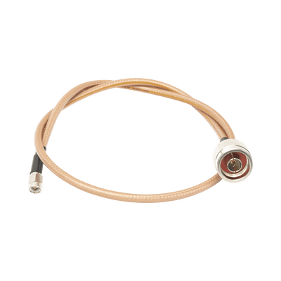 Jumper con Cable LP142 de 60 cm, con Conectores N Macho a SMA Macho (Hasta 8 GHz).