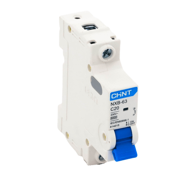 Pastilla para Riel Din, 1 Polo, 20 Amp, Vca:110/415v, 6kA, Catálogo: NXB631PC20, Serie: NXB-63. - Image 3