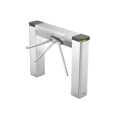 Torniquete Estético Trípode Bidireccional de Acero Inoxidable / 3 Millones de Ciclos MCBF / Interior y Exterior Protegido / LEDs indicadores de Entrada y Salida /Tipo Puente