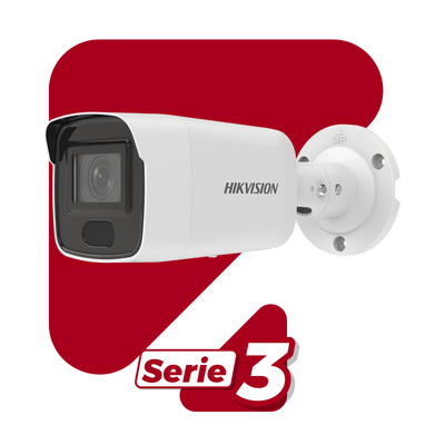 Bala IP 8 Megapixel / Lente 2.8 mm / 40 mts IR / Exterior IP67 / PoE / DARKFIGHTER / Alarmas y Audio I/O / ONVIF / Micro SD / 4 Analíticos: AcuSense, Deteccion Facial, Conteo de Personas por Cruce y Zona - Image 4
