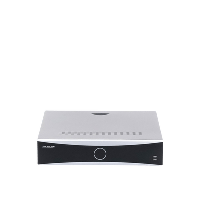 NVR 12 Megapixel (4K) / 32 Canales IP / Reconocimiento Facial / AcuSense (Evita Falsas Alarmas) / 8 Bahías de Disco Duro /  2 HDMI en 4K / Alarmas I/O - Image 2