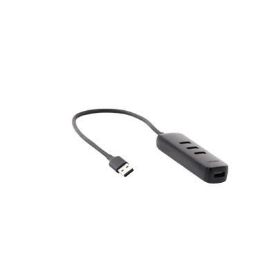HUB USB-A 3.0 4 en 1 | 4 Puertos USB-A 3.0 (5Gbps) | Cable de 25 cm | Indicador Led | Ideal para Transferencia de Datos | Entrada USB-C para alimentar equipos de mayor consumo como discos duros | Color Negro. - Image 3
